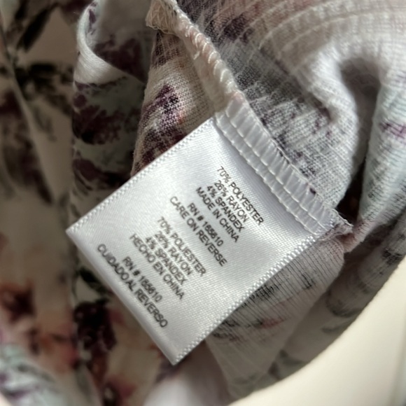 Womens Top-cold shoulder; multi-color - Picture 4 of 5